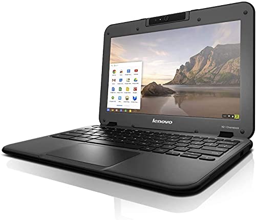 Lenovo N21 11.6" Chromebook Laptop, Intel N2840 2.16GHz Dual-Core, 16GB Solid State Drive, 802.11ac, ChromeOS