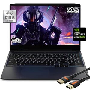 lenovo ideapad3 gaming laptop, intel core i5-11300h, 15.6” fhd ips display, backlight keyboard, 120hz refresh rate, usb type-c, wi-fi 6, windows 11, hdmi cable (16gb ram | 1tb pcie ssd)