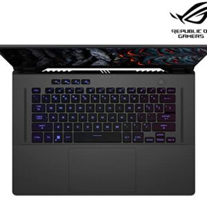 ASUS - ROG Zephyrus 15.6" WQHD 165Hz Gaming Laptop-AMD Ryzen 9 6900HS- NVIDIA GeForce RTX 3060-DDR5 Memory, PCIe SSD – with HDMI Cable (40GB RAM | 2TB PCIe SSD)