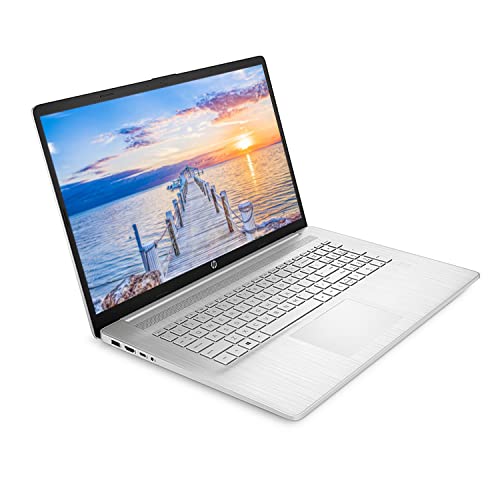 HP 17z 17.3" HD+ Touchscreen Laptop, AMD Ryzen 5 5625U Processor, 16GB DDR4 RAM, 256GB PCIe SSD, HDMI, Webcam, Fingerprint Reader, Wi-Fi 6, Windows 11 Home, Silver