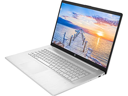 HP 17z 17.3" HD+ Touchscreen Laptop, AMD Ryzen 5 5625U Processor, 16GB DDR4 RAM, 256GB PCIe SSD, HDMI, Webcam, Fingerprint Reader, Wi-Fi 6, Windows 11 Home, Silver