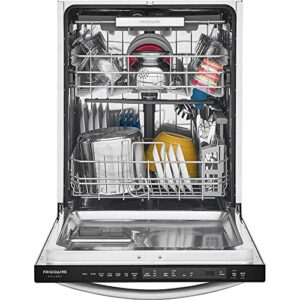 Frigidaire FGID2479SF 24" Energy Star Fully Integrated Built-In Dishwasher with 14 Place Settings 7 Wash Cycles Cycle Complete LED Floor Beam Indicator and EvenDry Drying System in Stainless Steel