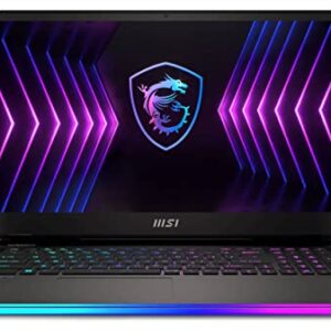 MSI Raider GE77HX 12UGS Gaming & Entertainment Laptop (Intel i7-12800HX 16-Core, 32GB DDR5 4000MHz RAM, 2TB PCIe SSD, GeForce RTX 3070 Ti, 17.3" 240Hz 2K Quad HD (2560x1440), Win 11 Pro) (Renewed)