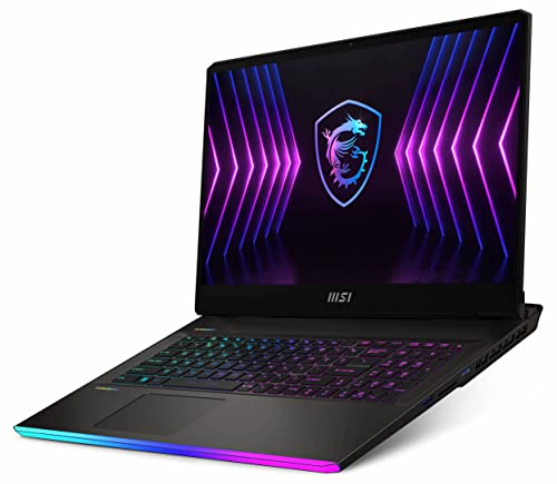 MSI Raider GE77HX 12UGS Gaming & Entertainment Laptop (Intel i7-12800HX 16-Core, 32GB DDR5 4000MHz RAM, 2TB PCIe SSD, GeForce RTX 3070 Ti, 17.3" 240Hz 2K Quad HD (2560x1440), Win 11 Pro) (Renewed)