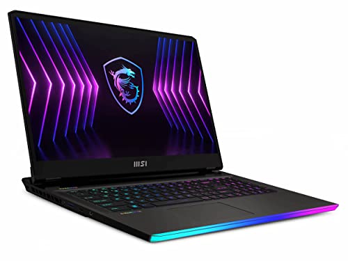 MSI Raider GE77HX 12UGS Gaming & Entertainment Laptop (Intel i7-12800HX 16-Core, 32GB DDR5 4000MHz RAM, 2TB PCIe SSD, GeForce RTX 3070 Ti, 17.3" 240Hz 2K Quad HD (2560x1440), Win 11 Pro) (Renewed)