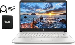 2022 hp 14″ fhd laptop for business and student, amd ryzen3 3250u (up to 3.5 ghz), 16gb ram, 1tb hdd+128gb ssd, ethernet, webcam, wifi, bluetooth, hdmi, fast charge, win10, w/ghost manta accessories