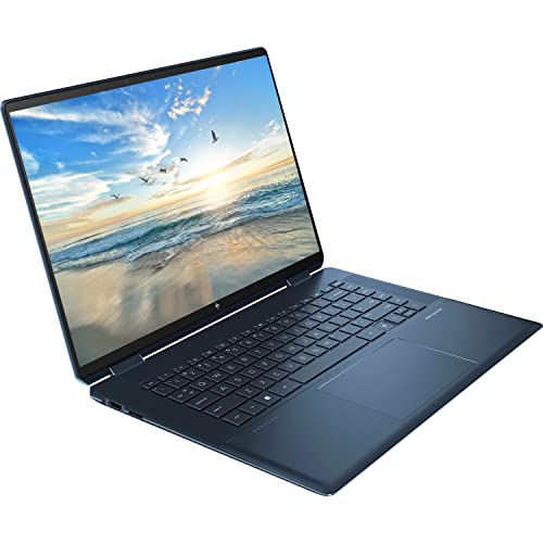 HP Spectre x360 2-in-1 Laptop, 16" 3K+ (3072 x 1920) Touchscreen, 12th Gen Intel Core i7-12700H 14-Core Processor, 16GB RAM, 2TB SSD, Backlit Keyboard, Windows 11 Home, MPP 2.0 Tilt Pen Included