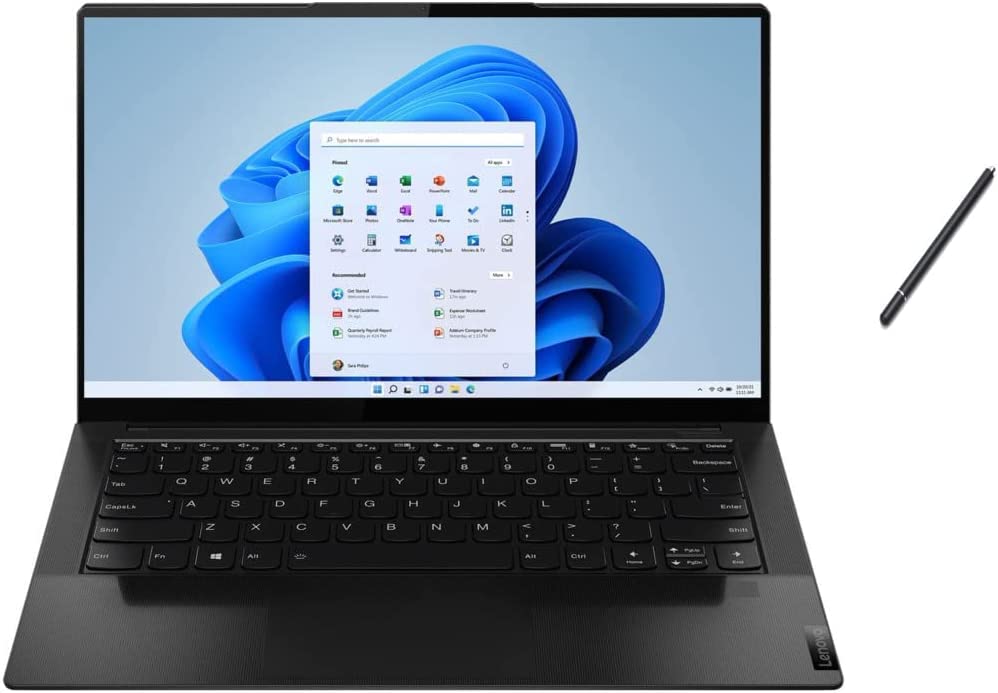 Lenovo IdeaPad Slim 9i 14" 4K UHD Touchscreen Ultra Laptop | Intel EVO Core i7-1195G7 | Backlit Keyboard | Fingerprint Reader | Black | Windows 11 (Black, 16GB DDR4 | 512GB SSD)