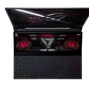 ASUS ROG Zephyrus Duo SE 15 Gaming Laptop, 15.6” 300Hz IPS Type FHD Display, NVIDIA GeForce RTX 3060, AMD Ryzen 9 5980HX, 16GB DDR4, 1TB PCIe SSD, Per-Key RGB Keyboard, Windows 10 Home, GX551QM-ES96