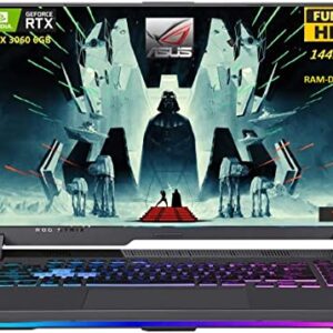 ASUS Latest ROG Strix Premium G15 Series Gaming Laptop, 15.6” 144Hz IPS FHD Display, 6GB NVIDIA RTX 3060, 8-Core AMD Gaming Ryzen 7-4800HX, 64GB DDR5, 4TB SSD, Wi-Fi6, Backlit RGB-KYB, Win11H, T.F