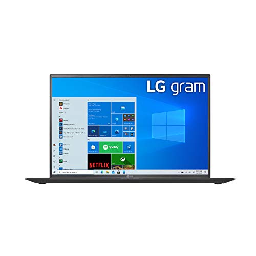 LG Gram 16Z90P Laptop 16" IPS Ultra-Lightweight, (2560 x 1600), Intel Evo 11th gen Core i7 , 16GB RAM, 1TB SSD, Windows 11 Upgradeable, Alexa Built-in, 2X USB-C, HDMI, USB-A - Black