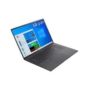 LG Gram 16Z90P Laptop 16" IPS Ultra-Lightweight, (2560 x 1600), Intel Evo 11th gen Core i7 , 16GB RAM, 1TB SSD, Windows 11 Upgradeable, Alexa Built-in, 2X USB-C, HDMI, USB-A - Black