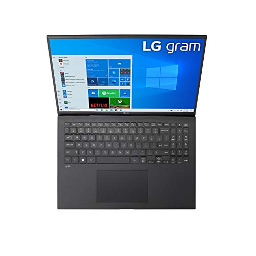 LG Gram 16Z90P Laptop 16" IPS Ultra-Lightweight, (2560 x 1600), Intel Evo 11th gen Core i7 , 16GB RAM, 1TB SSD, Windows 11 Upgradeable, Alexa Built-in, 2X USB-C, HDMI, USB-A - Black