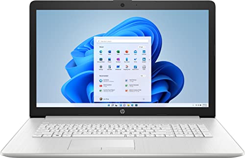 HP 2022 Newest 17.3" HD+ Display Laptop, 11th Gen Intel i3-1115G4(Up to 4.1GHz, Beat i5-1035G7), 16GB DDR4 RAM, 1TB HDD+256GB PCIe SSD, Bluetooth, Webcam, W/ HDMI Cable, Windows 11, Silver