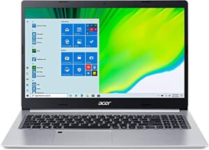 acer aspire 5 a515-46 slim laptop quad-core ryzen 3 3350u 8gb ddr4 128gb nvme ssd 15.6 full hd wifi 6 backlit kb amazon alexa windows 10 home (optional s mode) (renewed)