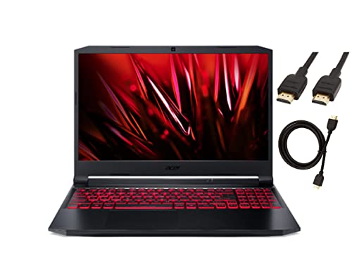 Acer Nitro 5 15.6" FHD 144Hz IPS Display Gaming Laptop | AMD Ryzen 5 5600H | NVIDIA GeForce RTX 3060 | 32GB RAM | 1TB SSD +1TB HDD | Backlit Keyboard | Windows 11 | with HDMI Cable Bundle