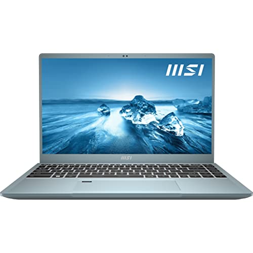 MSI Prestige 14 14" FHD Ultra Thin and Light Professional Laptop: Intel Core i5-1240P GTX 1650 16GB LPDDR4X 512GB NVMe SSD, Thunderbolt 4, MicroSD Card Reader, Win 11 Home: Blue Stone A12SC-010