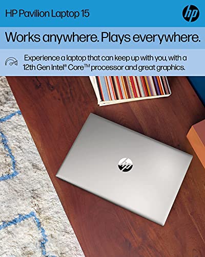 HP Pavilion 15.6" Touchscreen Laptop - 10-core 12th Gen Intel Core i5-1235U - 1080p - Windows 11 - Intel® Iris® Xe Graphics - w/HDMI Cable (12GB RAM | 512GB PCIe SSD)