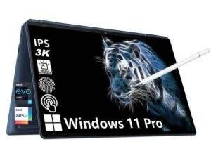 hp [windows 11 pro] spectre 2-in-1 convertible business laptop, 16″ 3k touchscreen, intel evo platform core i7-12700h, 16gb ram, 1tb ssd, thunderbolt 4, fingerprint, backlit keyboard, durlyfish