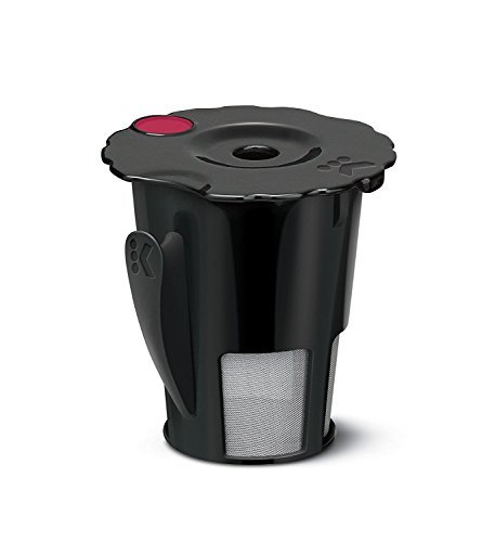 Keurig 2.0 My K-Cup Reusable Ground Coffee Filter, Compatible with All 2.0 Keurig K-Cup Pod Coffee Makers, 1 Count, Black