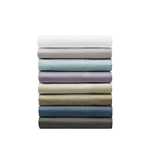 Madison Park 800 Thread Count Luxurious Wrinkle Free Breathable Cotton Rich Sateen 6 Piece Sheet Set, Queen Size, Ivory