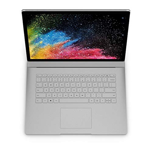 Microsoft Surface Book 2 JJQ-00001, 15 Touchscreen 2-in-1 Laptop, Intel Core i7-8650U, 16GB RAM, 256GB SSD, GTX1060, Windows 10 Pro-64Bit (Renewed)