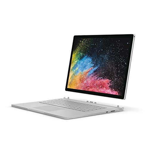 Microsoft Surface Book 2 JJQ-00001, 15 Touchscreen 2-in-1 Laptop, Intel Core i7-8650U, 16GB RAM, 256GB SSD, GTX1060, Windows 10 Pro-64Bit (Renewed)
