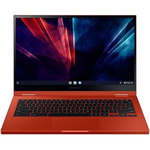 SAMSUNG Galaxy Chromebook 2, 13.3 inch 128GB, Fiesta Red 2021 Model - XE530QDA-KA1US (Renewed)