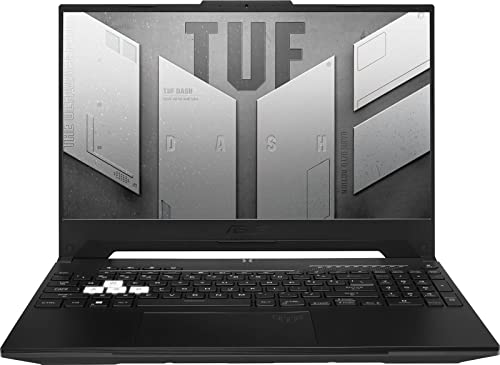 EXCaliberPC 2022 ASUS TUF Dash F15 FX517ZR-F15.I73070 (i7-12650H, 16GB RAM, 512GB NVMe SSD, RTX 3070 8GB, 15.6" FHD 144Hz, Windows 11) Gaming Notebook