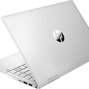 HP Pavilion x360 14-ek00 Home & Business 2-in-1 Laptop (Intel i5-1235U 10-Core, 8GB RAM, 512GB PCIe SSD, Intel Iris Xe, 14.0" 60Hz Touch Full HD (1920x1080), Fingerprint, Win 11 Pro) with Hub