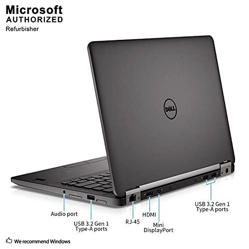 Dell Latitude E7270 Touch Screen UltraBook Business Laptop (Intel Core i7-6600U, 16GB Ram, 512GB SSD, HDMI, WiFi, SC Card Reader, Camera) Win 10 Pro (Renewed)