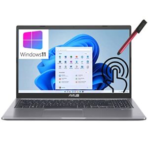 2022 newest asus vivobook 15 15.6″ fhd touchscreen laptop, intel core i3-1115g4 (beat i5-10210u), 4gb ddr4 ram, 128gb pcie ssd, wifi, bluetooth, backlit keyboard, windows 11 s, broag 64gb flash stylus