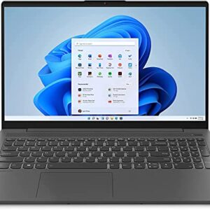 Lenovo IdeaPad 5 15.6" FHD Laptop, Ryzen 7 5700U, 16GB RAM, 512GB PCIe SSD, AMD Radeon Graphics, Bluetooth, Webcam, Backlit Keyboard, Fingerprint Reader, Windows 11 Home