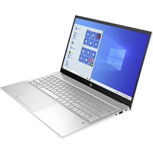 [Windows 11 Pro] HP Pavilion 15 Business Laptop, 15.6" FHD, Intel Quad-Core i7-1195G7 up to 5.0GHz, 16GB DDR4 RAM, 512GB PCIe SSD + 32GB Optane, WiFi 6, Bluetooth 5.2, Type-C, Silver, 64GB Flash Drive