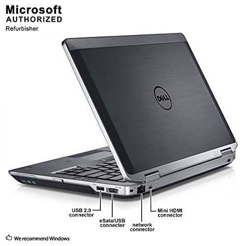 Dell Latitude E6320 Laptop - HDMI - Intel i5 2.5ghz - 4GB DDR3 - DVDRW - 250GB SATA HDD - Windows 10 Pro 64bit - (Renewed)