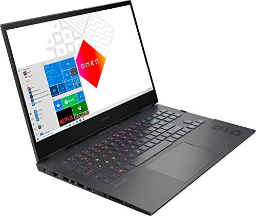 HP OMEN 16 Gaming & Entertainment Laptop (AMD Ryzen 7 5800H 8-Core, 16GB RAM, 512GB SSD, GeForce RTX 3050 Ti, 16.1" Full HD (1920x1080), WiFi, Bluetooth, Webcam, Win 10 Home) with Hub