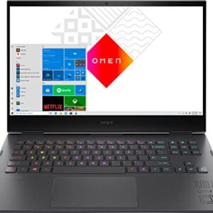 HP OMEN 16 Gaming & Entertainment Laptop (AMD Ryzen 7 5800H 8-Core, 16GB RAM, 512GB SSD, GeForce RTX 3050 Ti, 16.1" Full HD (1920x1080), WiFi, Bluetooth, Webcam, Win 10 Home) with Hub