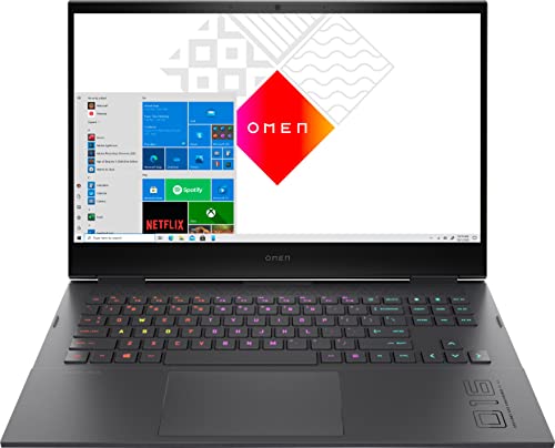 HP OMEN 16 Gaming & Entertainment Laptop (AMD Ryzen 7 5800H 8-Core, 16GB RAM, 512GB SSD, GeForce RTX 3050 Ti, 16.1" Full HD (1920x1080), WiFi, Bluetooth, Webcam, Win 10 Home) with Hub