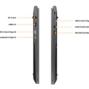 GIGABYTE U4 UD - 14.0" Thin Bezel FHD IPS-Level i5-1155G7 Intel Iris Xe Graphics 512 GB PCIe SSD Win 11 Home Laptop (U4 UD-50US823SO)