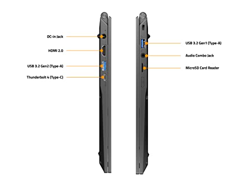 GIGABYTE U4 UD - 14.0" Thin Bezel FHD IPS-Level i5-1155G7 Intel Iris Xe Graphics 512 GB PCIe SSD Win 11 Home Laptop (U4 UD-50US823SO)