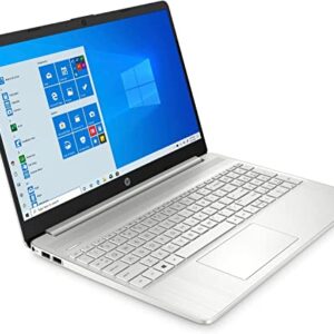 HP Laptop 15-DY2223OD 15.6" HD Display, Intel Core i3-1115G4, Intel UHD Graphics, 8GB DDR4 RAM, 256GB SSD Storage, Windows 11 Home, Natural Silver (Renewed)