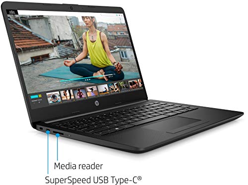 HP Premium 14-Inch 1TB HDD 2.6GHz Ryzen 3 Non Touch Laptop (8GB RAM, AMD Radeon Graphics, HD Audio, Webcam, USB-C, HDMI, Windows 10 Home S) Jet Black, 14-dk1031dx