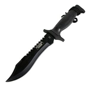 12" Tactical Bowie Survival Hunting Knife w/ Sheath Military Combat Fixed Blade