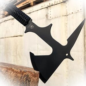 new 15″ survival camping tomahawk axe battle hatchet hunting knife tactical camping outdoor pro tactical elite knife blda-1034