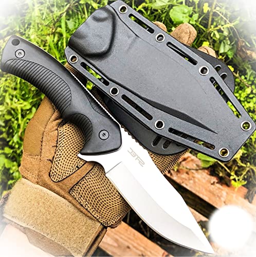 New 9" Fixed Blade Tactical Hunting Knife with Paddle ABS Belt Loop Holster Sheath Camping Outdoor Pro Tactical Elite Knife BLDA-0577