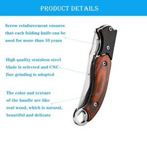 FEIZII Small Folding Knife Tactical Knife Outdoor Lifesaving Pocket Knife Convenient for Daily Carrying (12PACK)