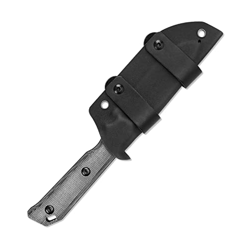 Kizer Begleiter Fixed Blade Knife 3.78 Inches D2 Blade Steel Black Micarta Handle 1045C1