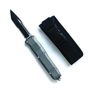 outdoor camping fishing knife survival knife 440c steel blade pocket knife