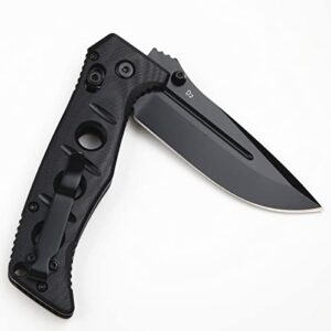 MNB Pocket folding knife hunting tactical knife G10 handle D2 steel blade gift for men