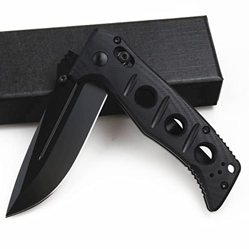 MNB Pocket folding knife hunting tactical knife G10 handle D2 steel blade gift for men